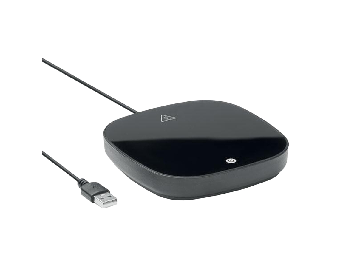 Lurelia Aquecedor De Canecas Usb Abs Preto Para Café Chá