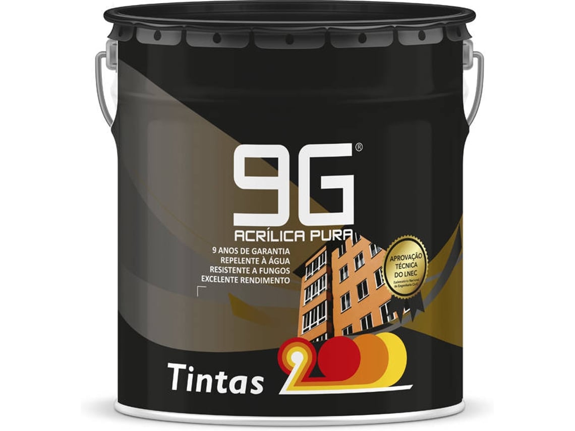 Tinta TINTAS 2000 Acr lica Pura 9G 15L Branco Worten pt
