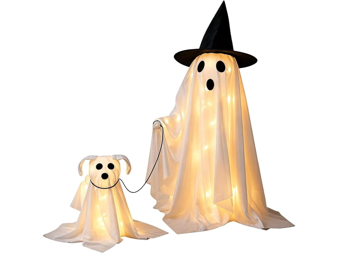 Decoração Iluminada De Halloween Peça Temática E Variante 3344