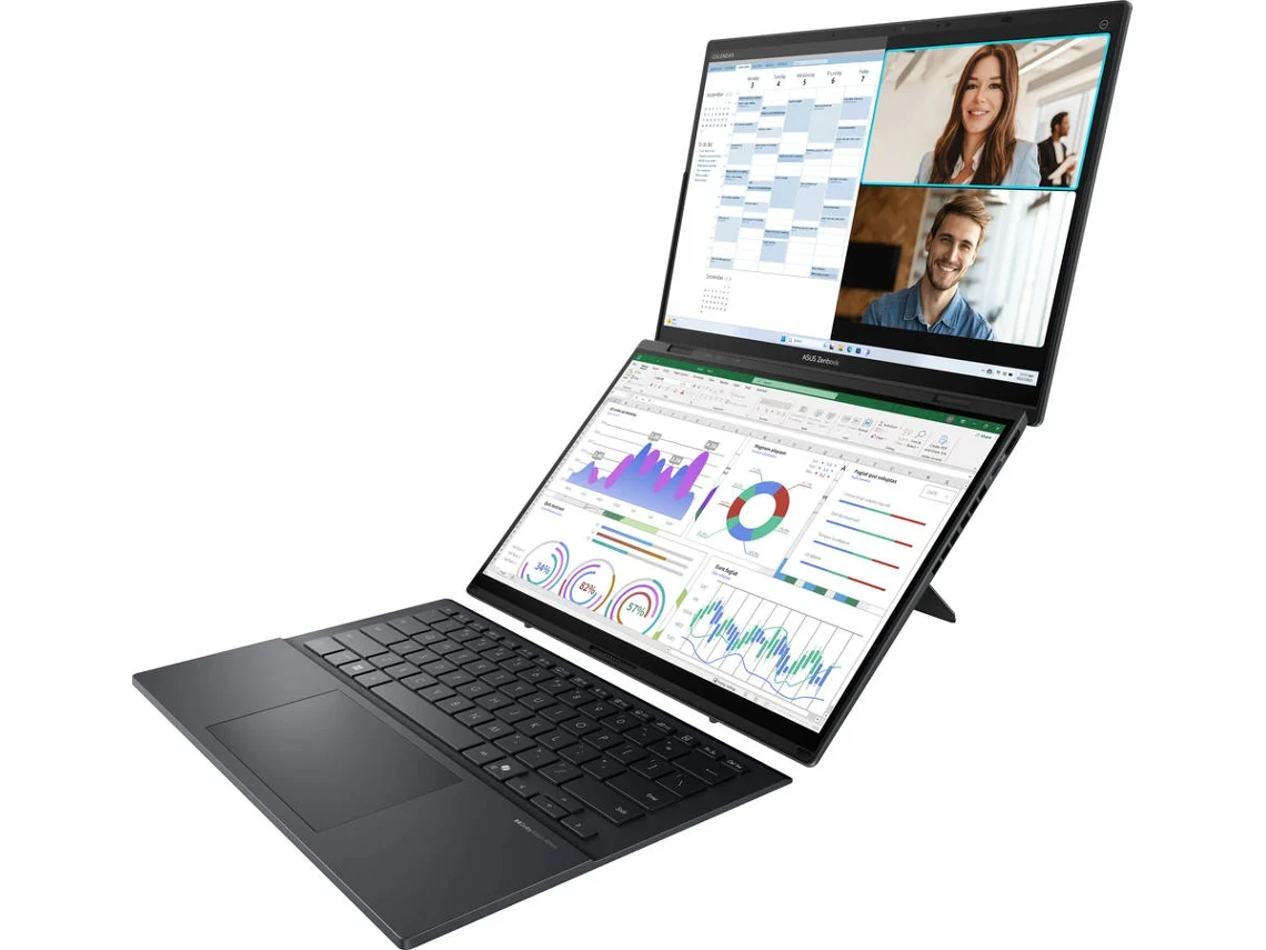 Portátil ASUS Zenbook Duo UX8406CA-U93AOHDCP1 (14'' - Intel Core Ultra 9 - RAM: 32 GB - 1 TB SSD - Intel UMA)