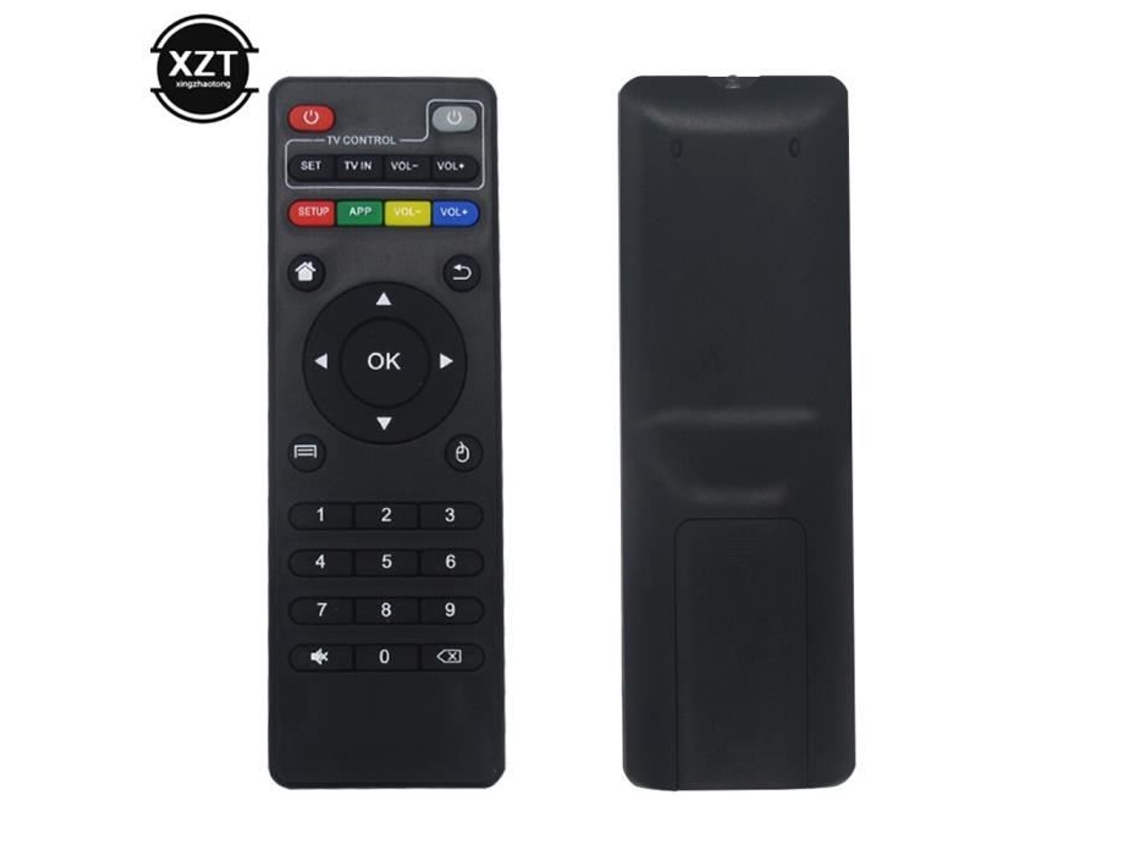 Substituição universal de controle remoto IR para Android TV Box H96 pro MAX-V88-MXQ-TX6-T95X-T95Z Plus-TX3 X96 9D9C8F7