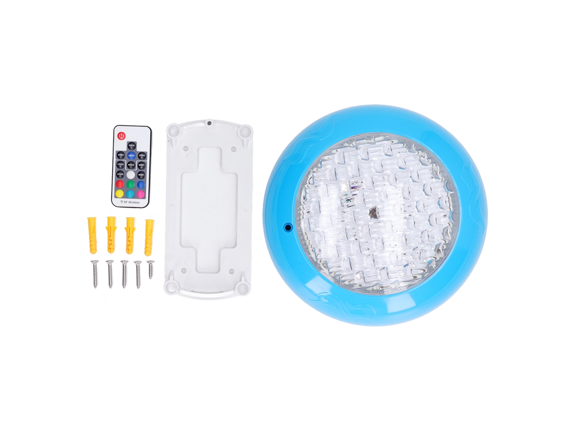 Lâmpada Subaquática Led Piscina Controle Remoto Ip68 35w 12v Parede S/MARCA