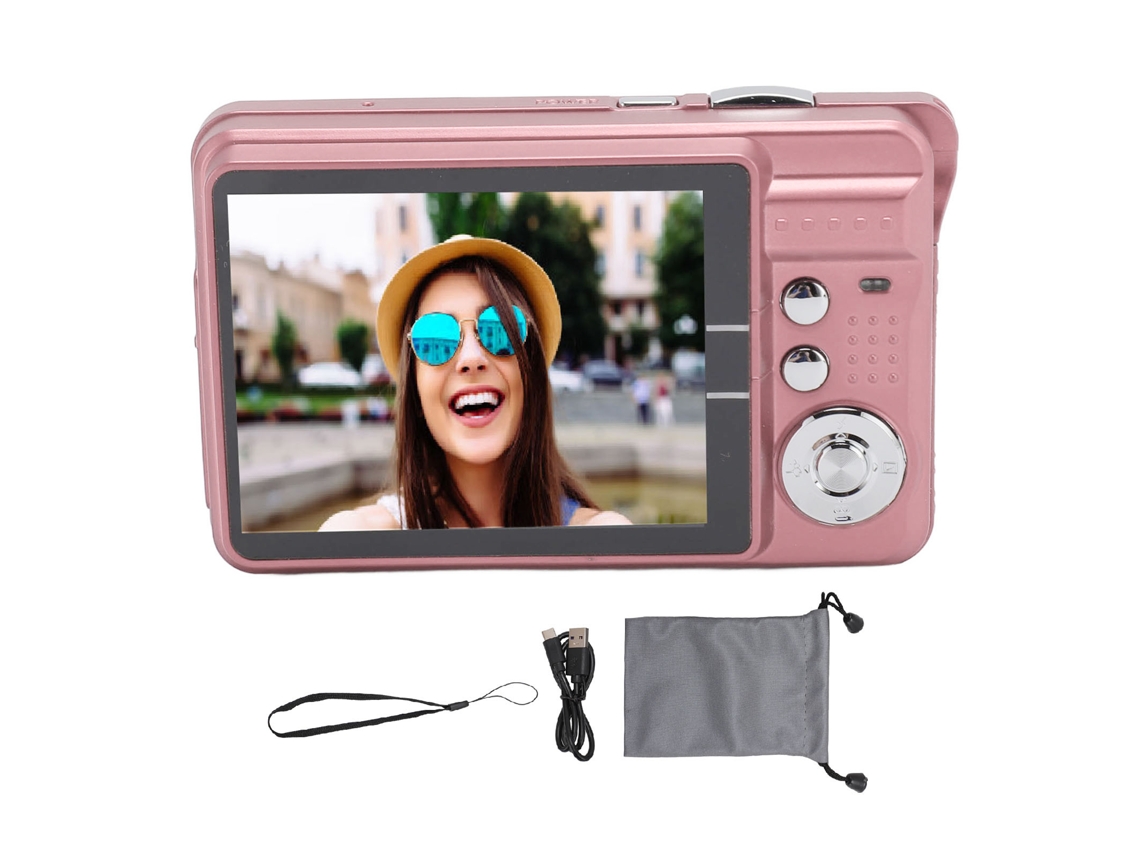 Câmara Digital Compacta 4k, Câmara Portátil Para Adolescentes, Câmara De Viagem De Bolso