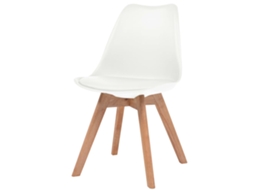 Maison Exclusive - Cadeiras De Jantar 6 Pcs Plástico Branco