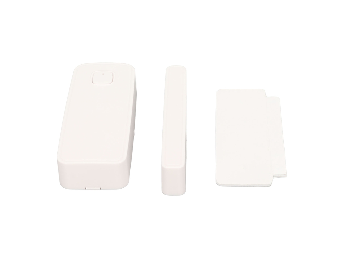 Sensor Magnético De Porta Wi Fi 2,4 Ghz 164 Pés Alarme Antirroubo Para Porta E Janela Segurança Residencial Sensor Magnético Sem Fio Branco