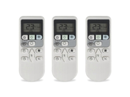 Conjunto De 3 Controles Remotos De Ar Condicionado De Substituição Direta Para Hitachi Ras-s18cak X18cbk E18cyk 26/36bcy