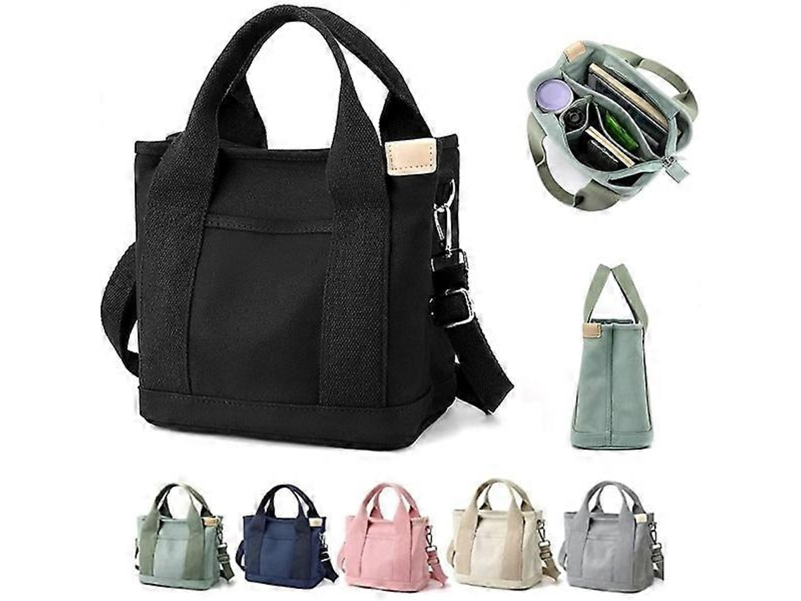 Bolsa Transversal AQUAFORGE, lona, vários bolsos, grande, vintage, escola, faculdade