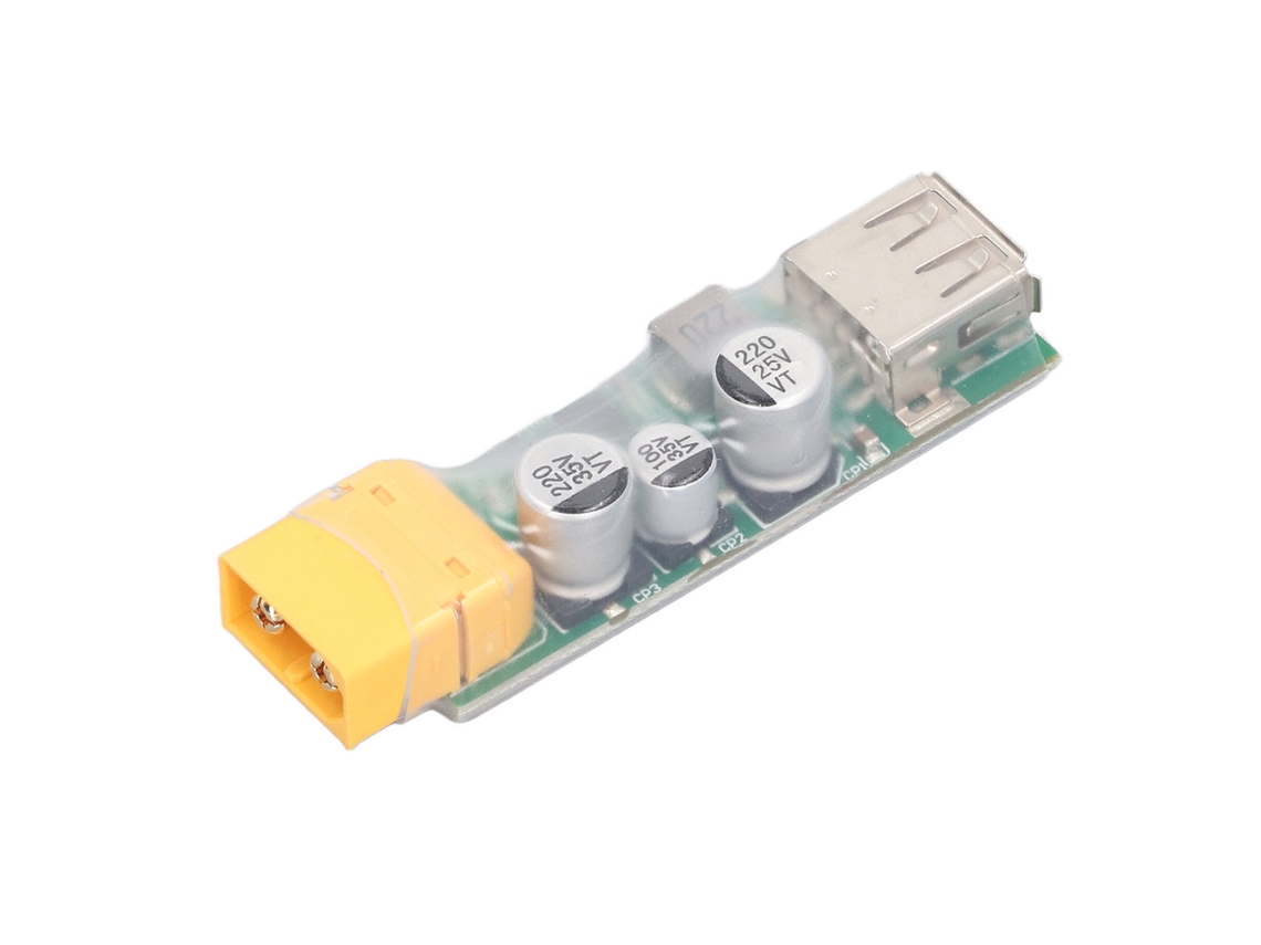 Módulo Redutor DC Dual USB 24V/19V/12V para 5V 3A