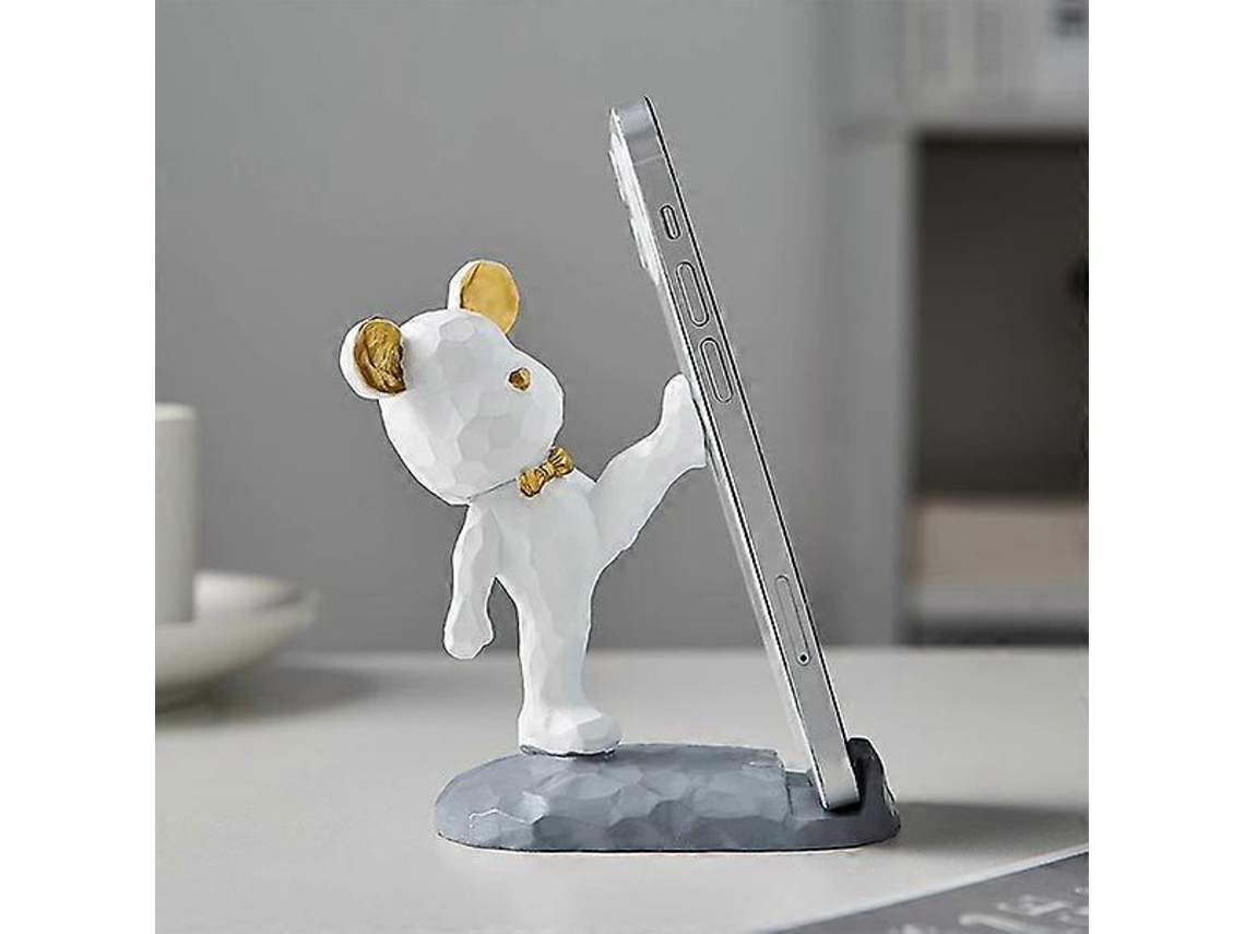 Decoração Kawaii Para Casa Escultura De Urso Suporte Para Celular Sala De Estar Acessórios De Mesa De Urso Fofo Acessórios Criativ-aquaforge