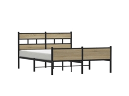 Bed Frame, Bed Frames Vidaxl Marrom Madeira De Pinho (160 X 200 Cm)