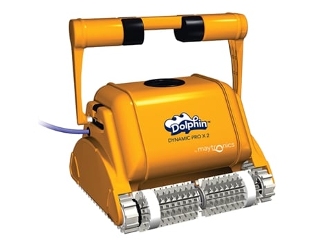 Robô De Piscina Elétrica Profissional Com Escova Combinada De 25 M Dynamic Prox 2 Gyro DOLPHIN