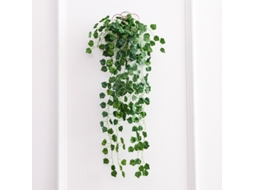 2x 90 Cm Simulação Rabanete Verde Folha Falsa Flor Pendurada Guirlanda De Folhas Planta Festa SUNNY SPACES