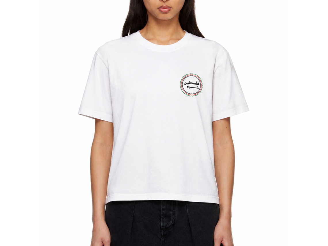 Rockinstone Free P - فلسطين حرة T-shirt Unique Designer Style