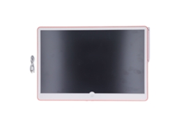 Mali tabela de Escrita Lcd Grande Tela Colorida Portátil Bloco de Rabiscos com Caneta Rosa e Branco
