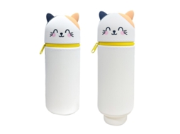 Estojo para Lápis, com Zíper, Macio, Silicone, Estudantes, Adolescentes, Meninas, Meninos AQUAFORGE
