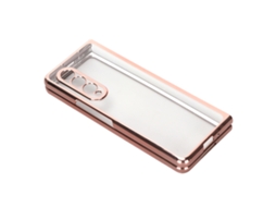 Capa de Telefone Samsung Galaxy Z Fold 3, anti impacto, eletroplacada EOOCOO