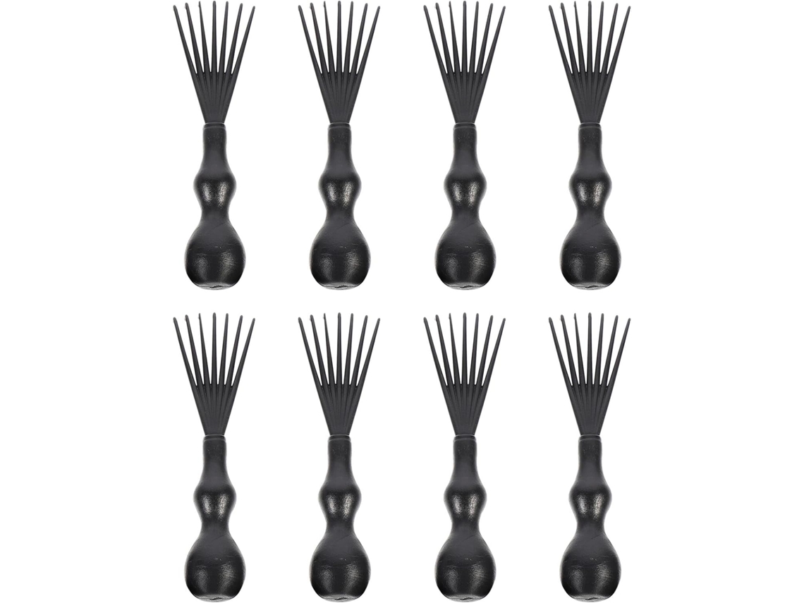 Conjunto Pretyzoom De 8 Peças Escovas Cabelo Leves E Duráveis Para Limpeza, Ideais Para Casa E Viagens