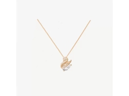 Colar Cisne Pequeno em Prata de Lei S925 : uma Peça Sofisticada e Elegante Que Combina com Tudo. MDUG (ouro Rosa)