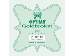 Optima Corda E1 Para Violino 4/4 Aço Final de Loop Pesada