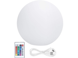 Luminária Noturna Led De 16 Cores Com Controle Remoto, Lâmpada