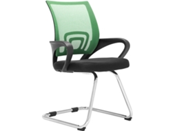 Cadeira de visitante Eureka verde CLP