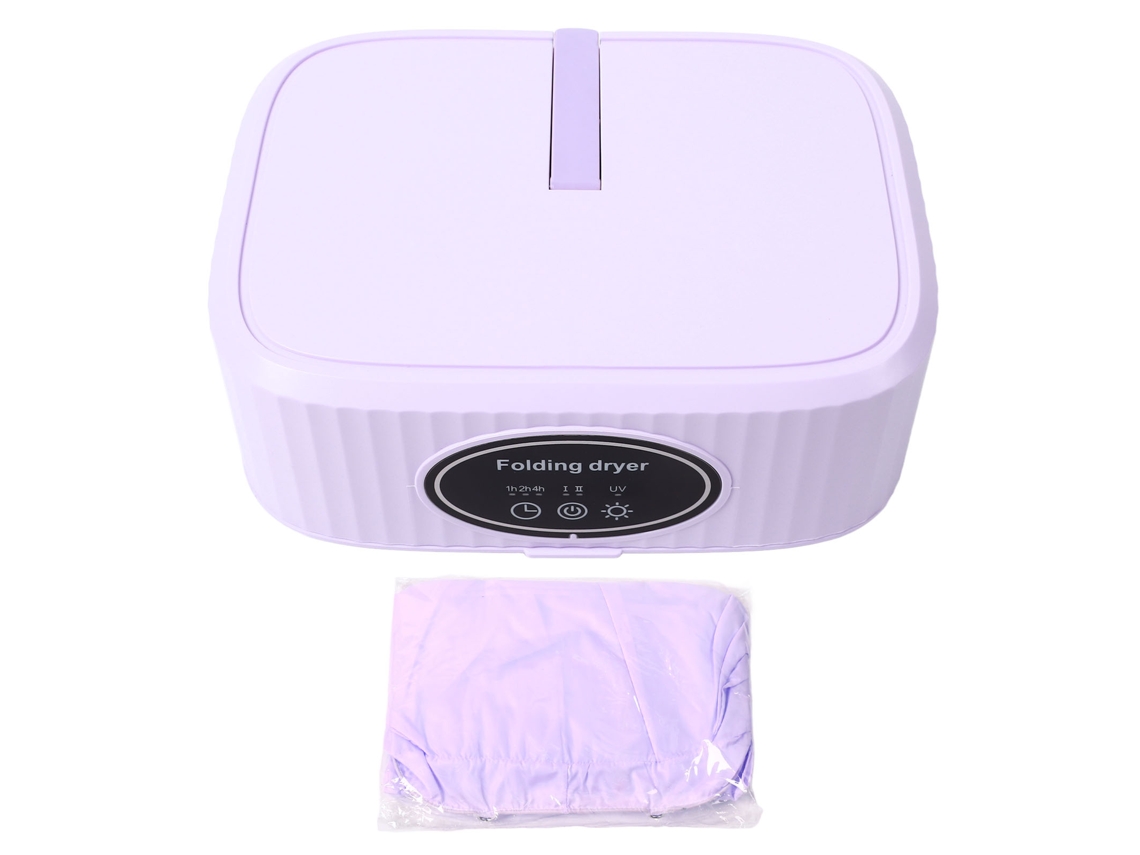 Secador de Roupas Elétrico Mini Dobrável Portátil com Timer Silencioso para Roupas Leves | S/MARCA