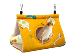 Casa Nido para Aves com Aquecimento de Inverno, Hamaca Colgante Plush, Médio S/MARCA