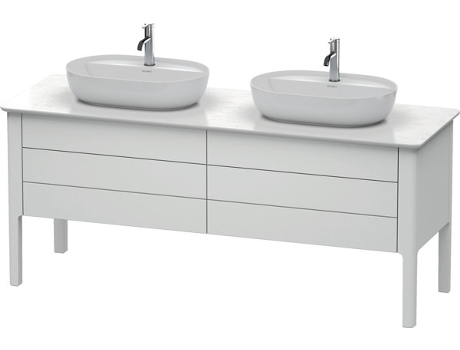 DURAVIT Luv Toucador vertical LU9567B, 1733 x 570 mm, 2 gavetas, 2 removíveis