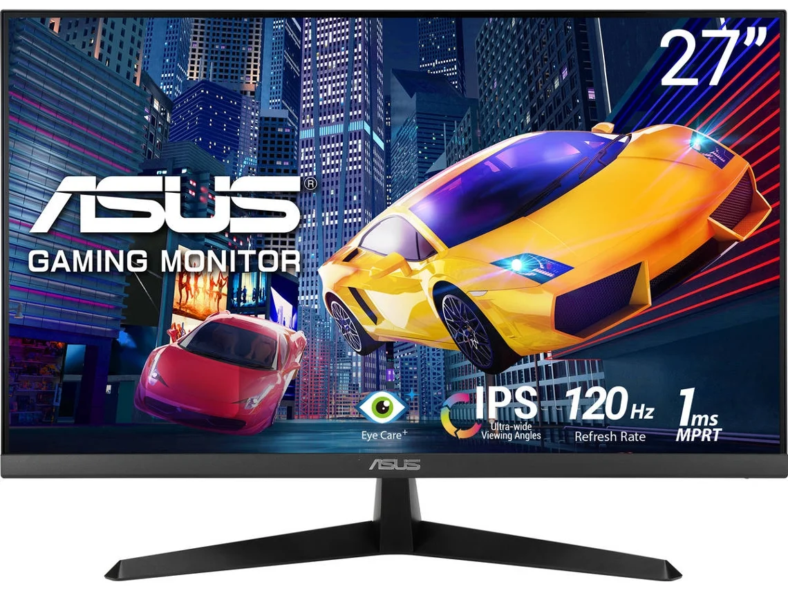 Monitor ASUS VY279HGR (27'' - Full HD - LED IPS - 1 ms - 120 Hz)