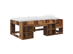 Estrutura de Cama Infantil com Armazenamento MAISON EXCLUSIVE Madeira Antiga
