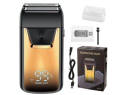 Máquina Cortar Cabelo Recarregavel HENTEN HOME Cabeça Raspada, Costeletas e Barba 3 In 1 Prata