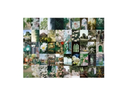50 Adesivos de Paisagem Natural Aesthetic para Scrapbooking Planner Diário Laptop Mochila Verde
