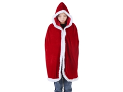 Laxiscreed Cape De Halloween E Natal Com Capuz Vermelho, Ideal Para Cosplay, Rituais E Festas Temáticas
