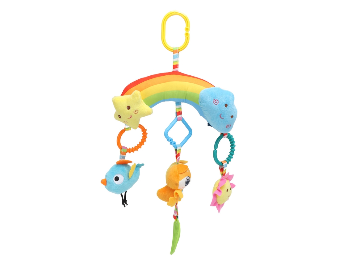 Mali brinquedo de Chocalho Pendurado Pelúcia Animal para Bebê Carrinho Cama Seguro Colorido
