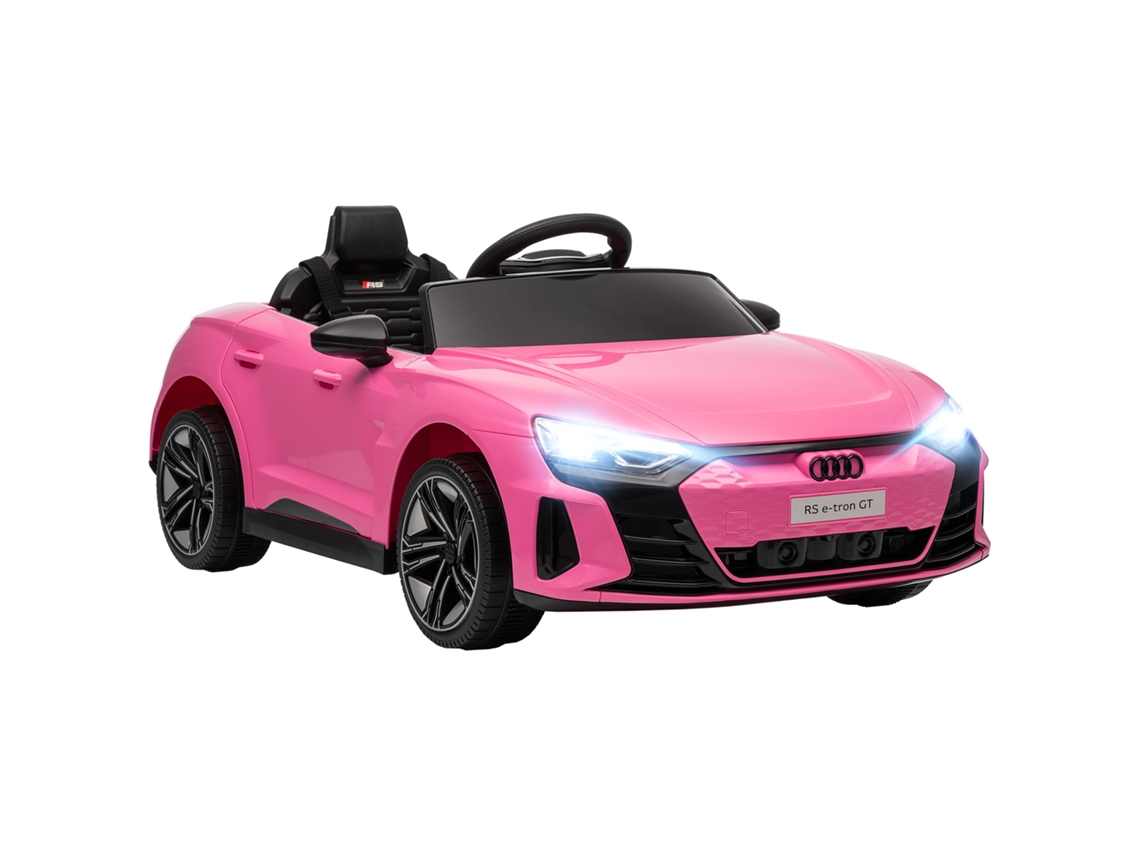 Carro Rs E-tron Gt 12v, Controle Parental, Luz E Som, Rosa