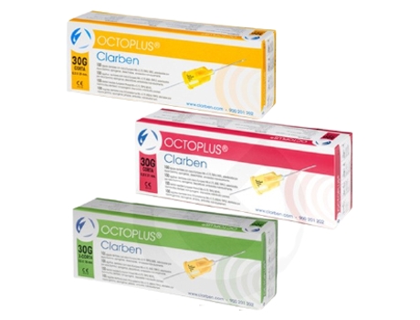 HERBI FEET Aguja para Anestesia Octoplus 100 Uds 0.3 X 21 Mm