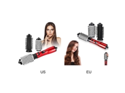 3-em-1 Hot Air Styler E Secador De Cabelo Rotativo Para Cabelo Seco, Cabelo Enrolado, Alisar O Cabelo, 360 Rotativo Hot Air Styler E Secador De C