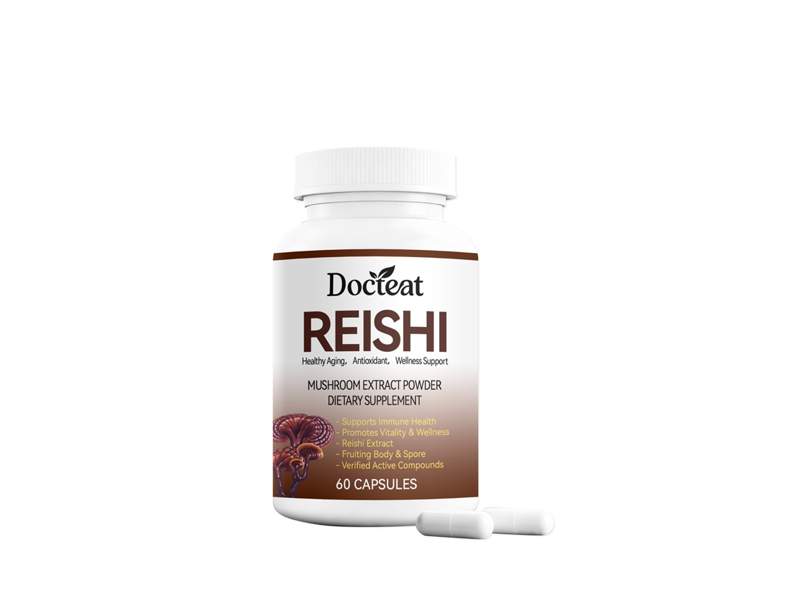 Cápsulas Ganoderma Docteat Regulam Imunidade