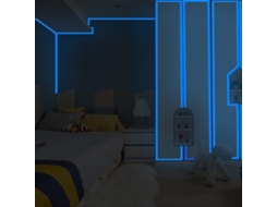 Iluminação Led 4 Cm Controlo Por App Autoadesiva Impermeável Para Quarto - Lurelia
