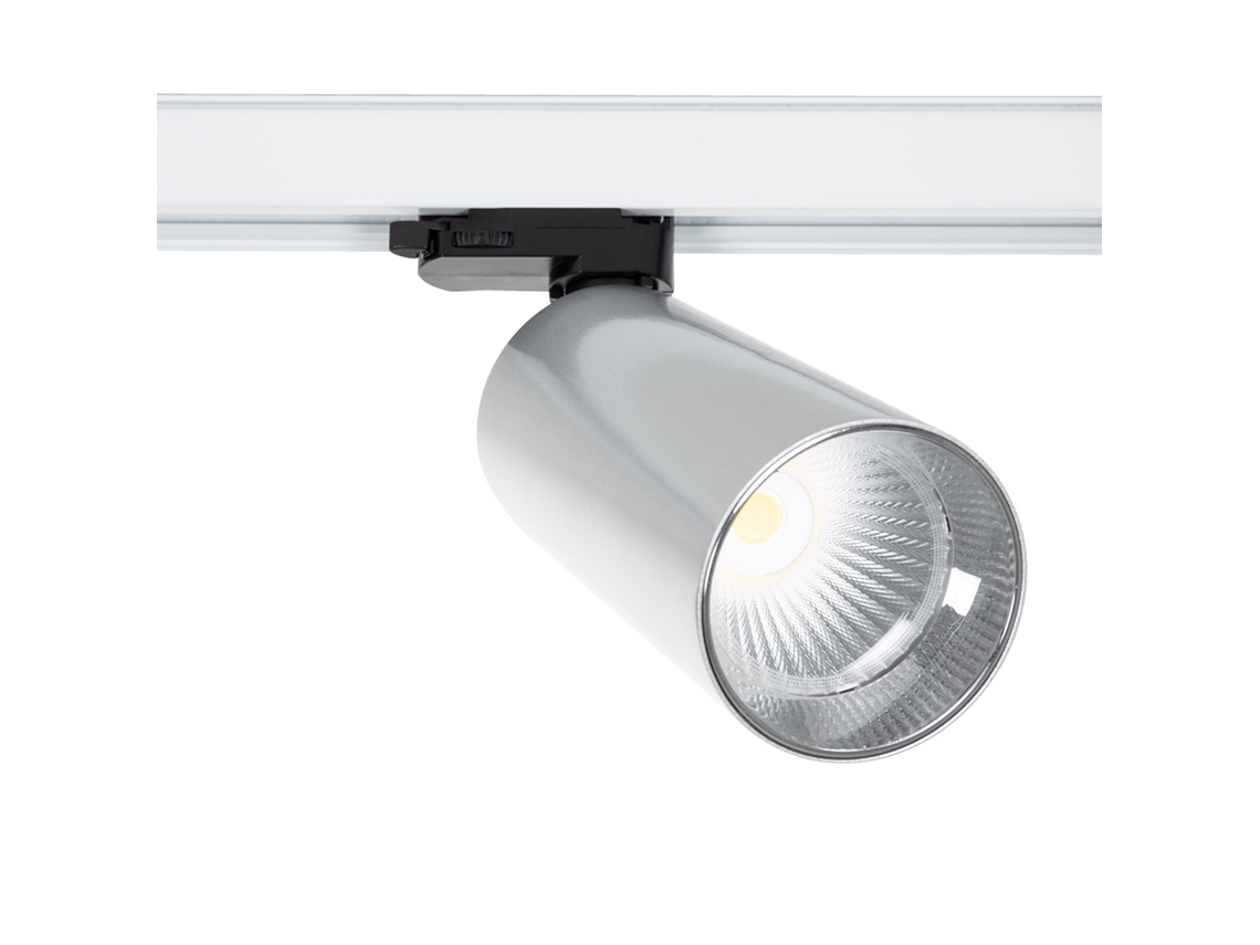 Refletor Trifásico Trifásico Trifásico 30w Cct 38º Cct Preto / Prata Ledkia (2700k 4000k 6000k)