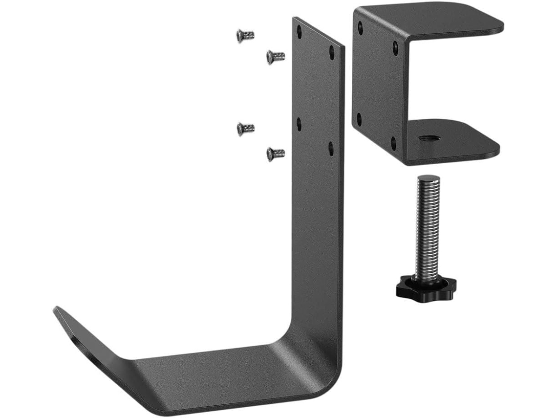 Suporte De Mesa Para Fone Ouvido, Suporte Para Fone De Ouvido Gamer Com Fixação Por Grampo Mesas 1, 5a 4, 1cm De