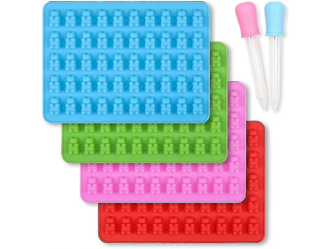 Molde De Silicone Para Gomas Com Conta-gotas, Ideal Para Fazer Doces