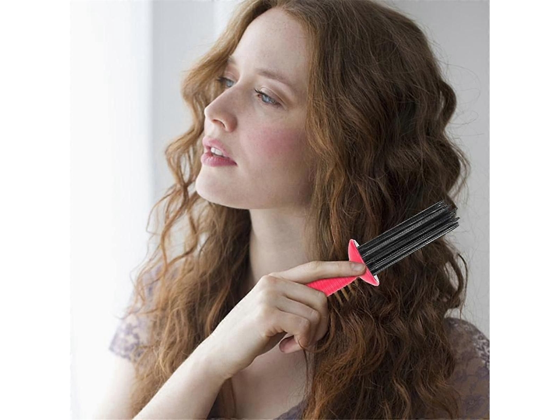 Escova Modeladora De Cabelo A Ar Quente Com Função De Secagem E Enrolamento