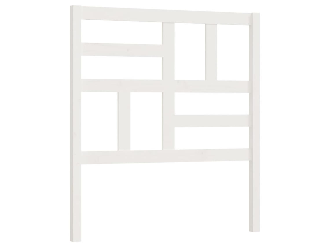 Cabeceira 96x4x104 Cm Pinho Maciço Branco MAISON EXCLUSIVE