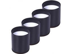4 Peças Extensores De Pernas De Cama De Aço De Fibra De Carbono, Elevadores De Móveis Aumentam A Altura Slowmoose