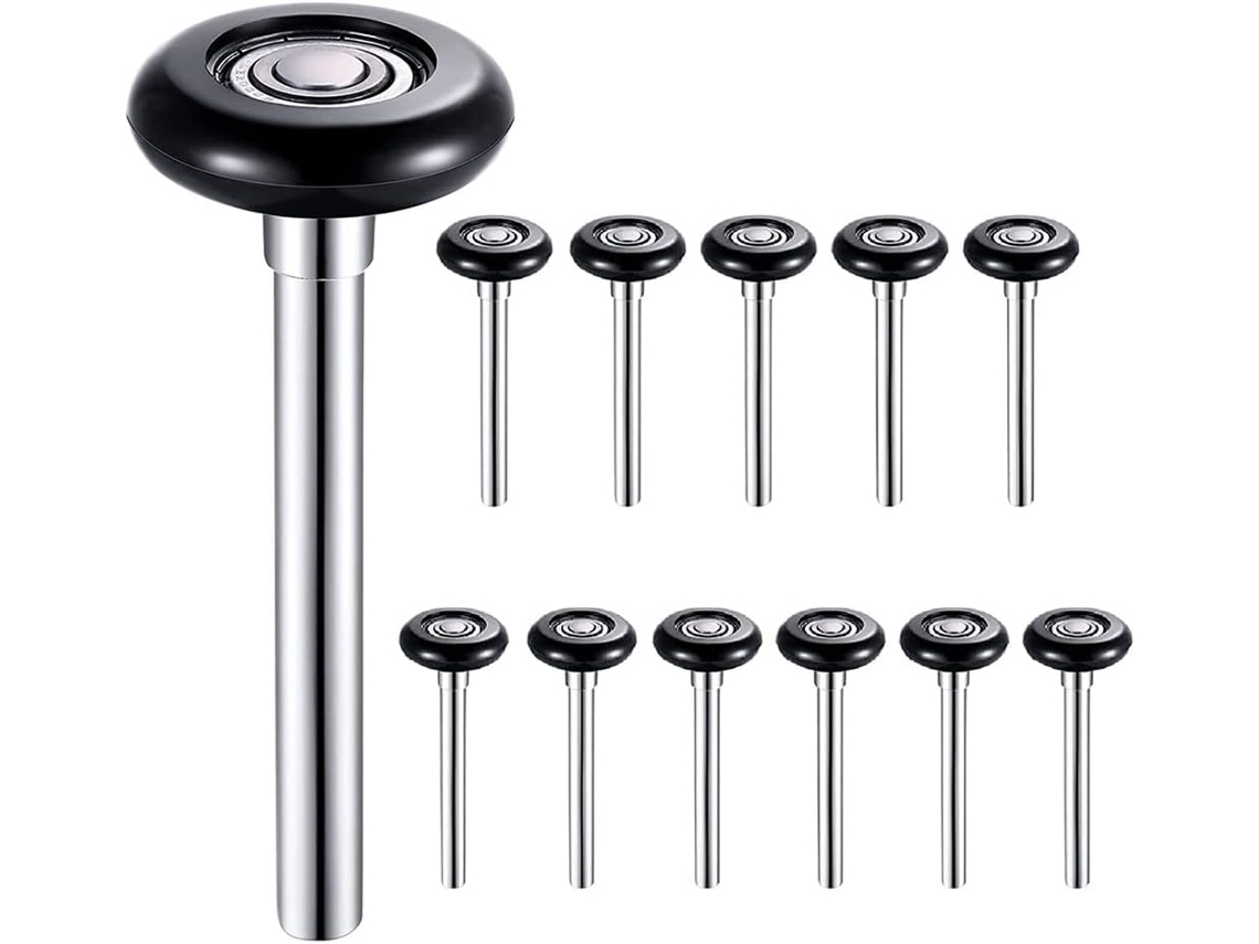 Rodízios De Nylon 2 Polegadas Para Porta Garagem, Silenciosos, Modelo