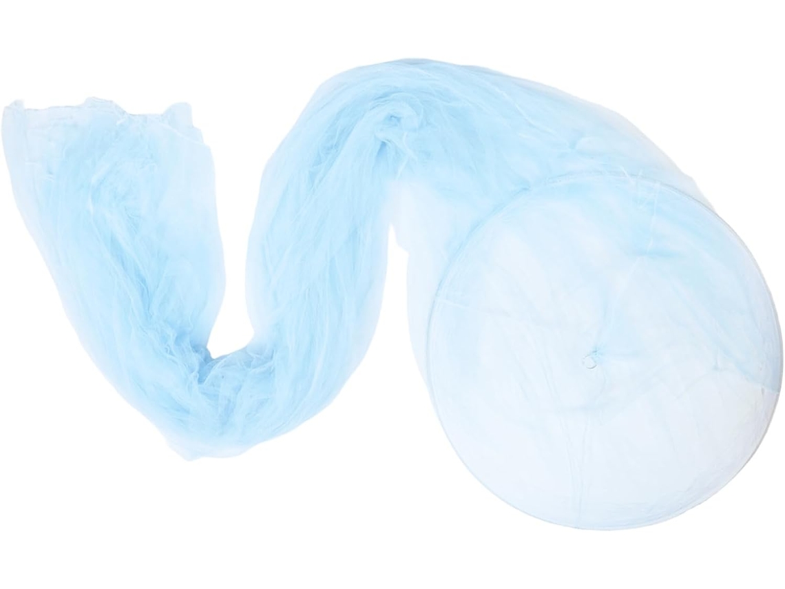 Dossel De Cama Azul Princesa, Redondo E Suspenso Com Renda