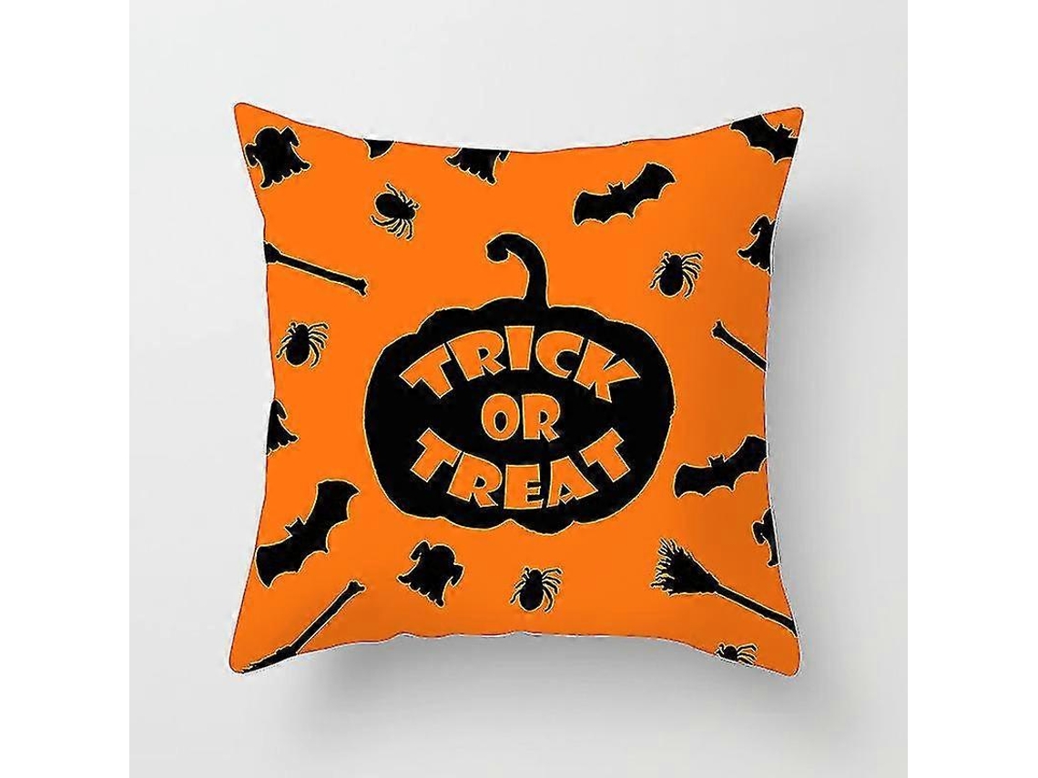 Capa De Almofada Decorativa Série Bruxa Halloween