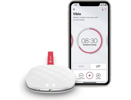 VIBIO Disco Vibratório Sem Fio Despertador Alarme de Telefone Vibração Deficientes Auditivos Alarme Vibratório