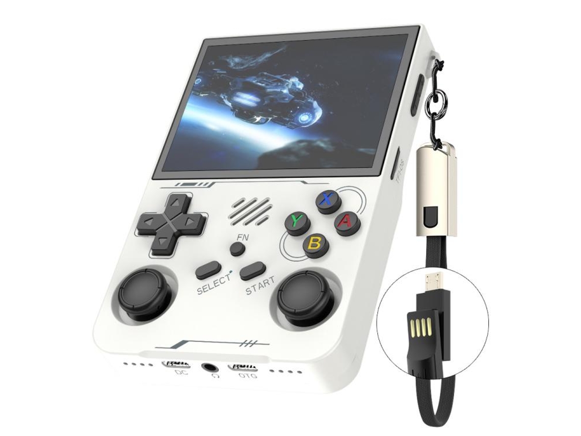 Consola de Jogos Portátil Open Source R36xx com Tela IPS HD, Wi-Fi e 128GB XIAOMOYU
